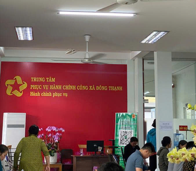 Trung tập phục vụ hành chính công xã Đông Thạnh