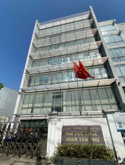 Tòa nhà trụ sở Chi cục thuế quận Tân Phú