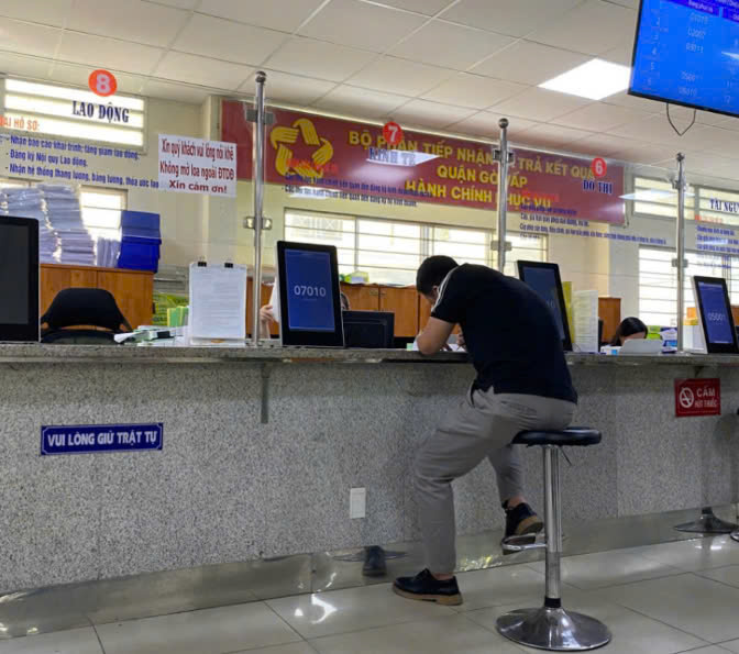 Quầy Trả kết quả Giây phép đăng ký Hộ kinh doanh tại Gò Vấp