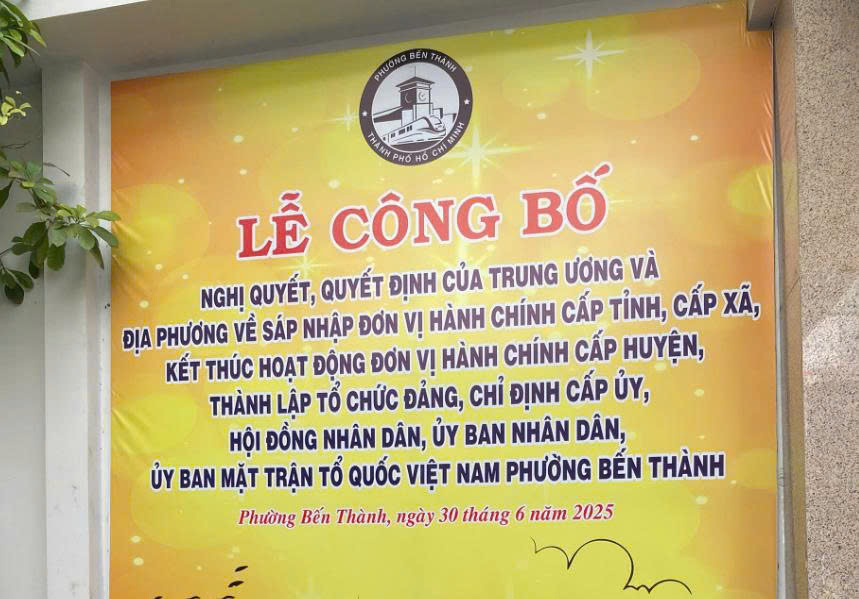 Quyết định sáp nhập Phường Bến Thành